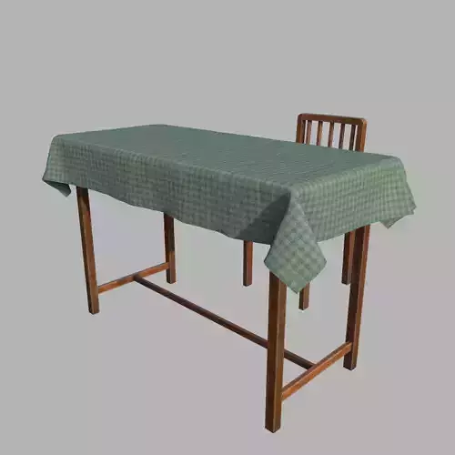 Furniture desks and chair for middle school teacher 