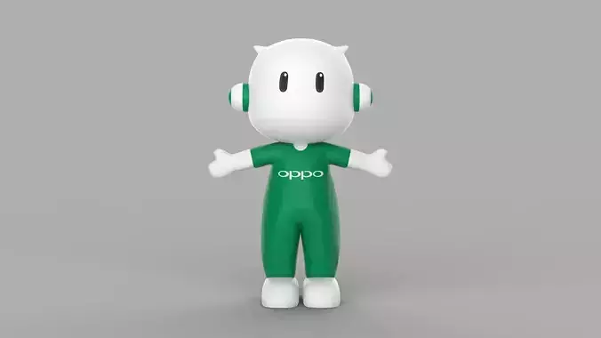 Oppo Mascot 3D Model