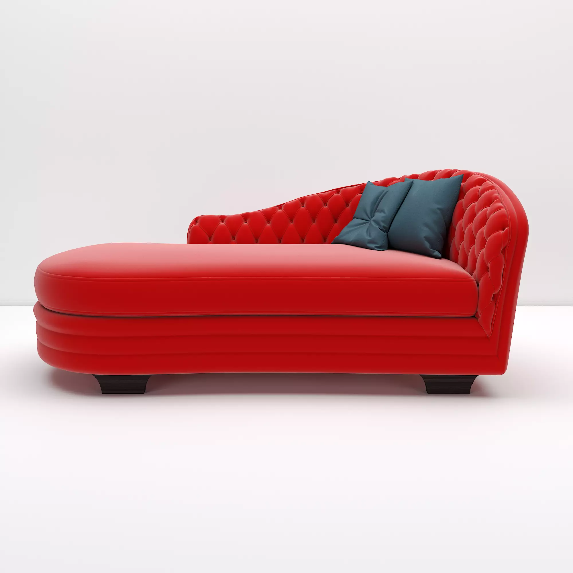 Sofa with Pillow 3D model_0