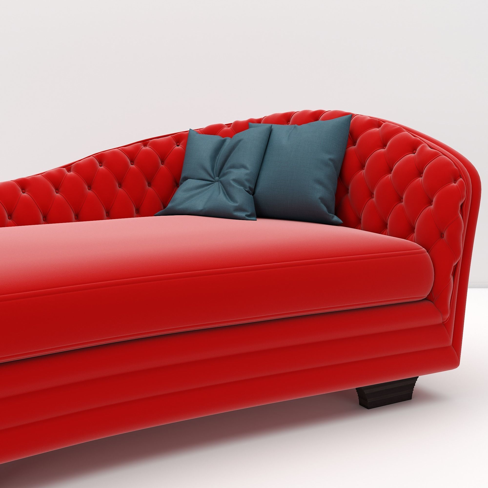 Sofa with Pillow 3D model_4