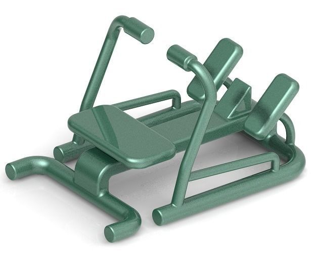Stylish Gym Rowing Machine 3D print model_1