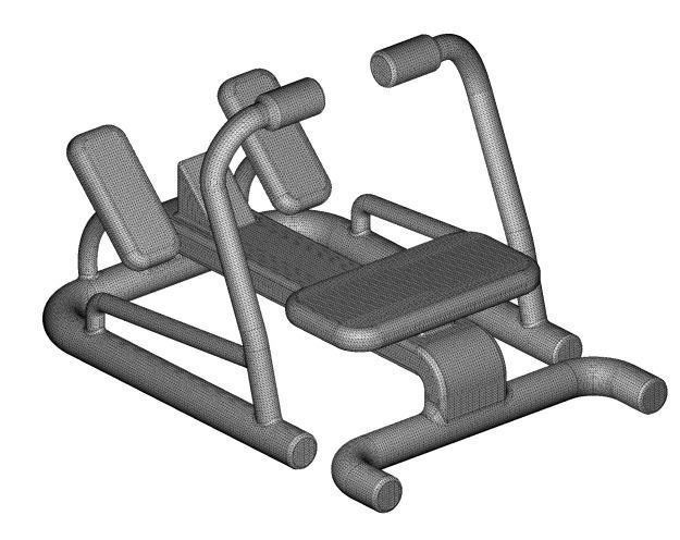 Stylish Gym Rowing Machine 3D print model_4