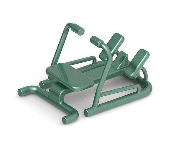 Stylish Gym Rowing Machine 3D print model