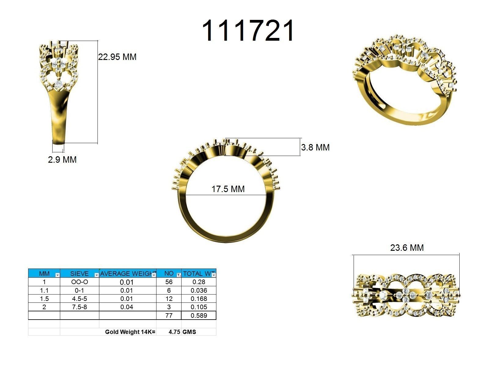 Ring - 111721 3D print model_12
