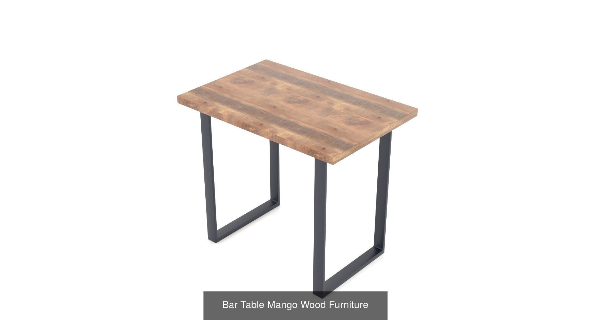Mango Wood Furniture Set 3D Model Collection_3