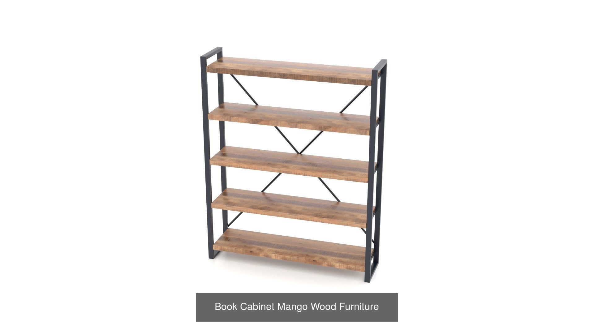 Mango Wood Furniture Set 3D Model Collection_2