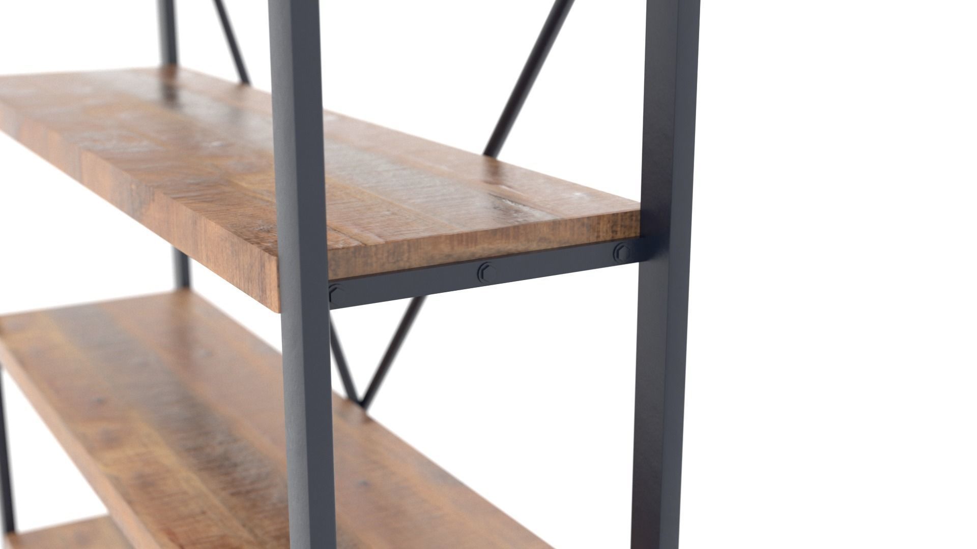 Mango Wood Furniture Set 3D Model Collection_9