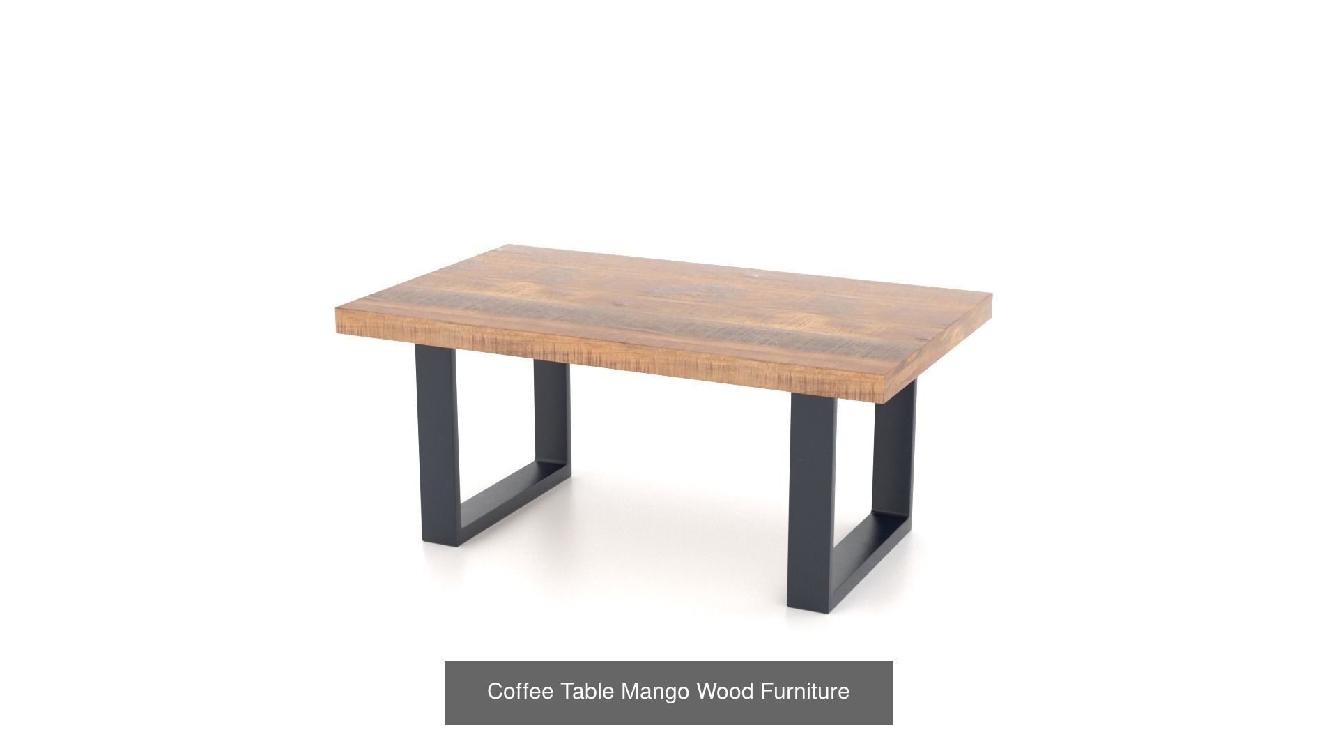 Mango Wood Furniture Set 3D Model Collection_4