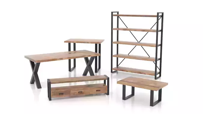 Mango Wood Furniture Set