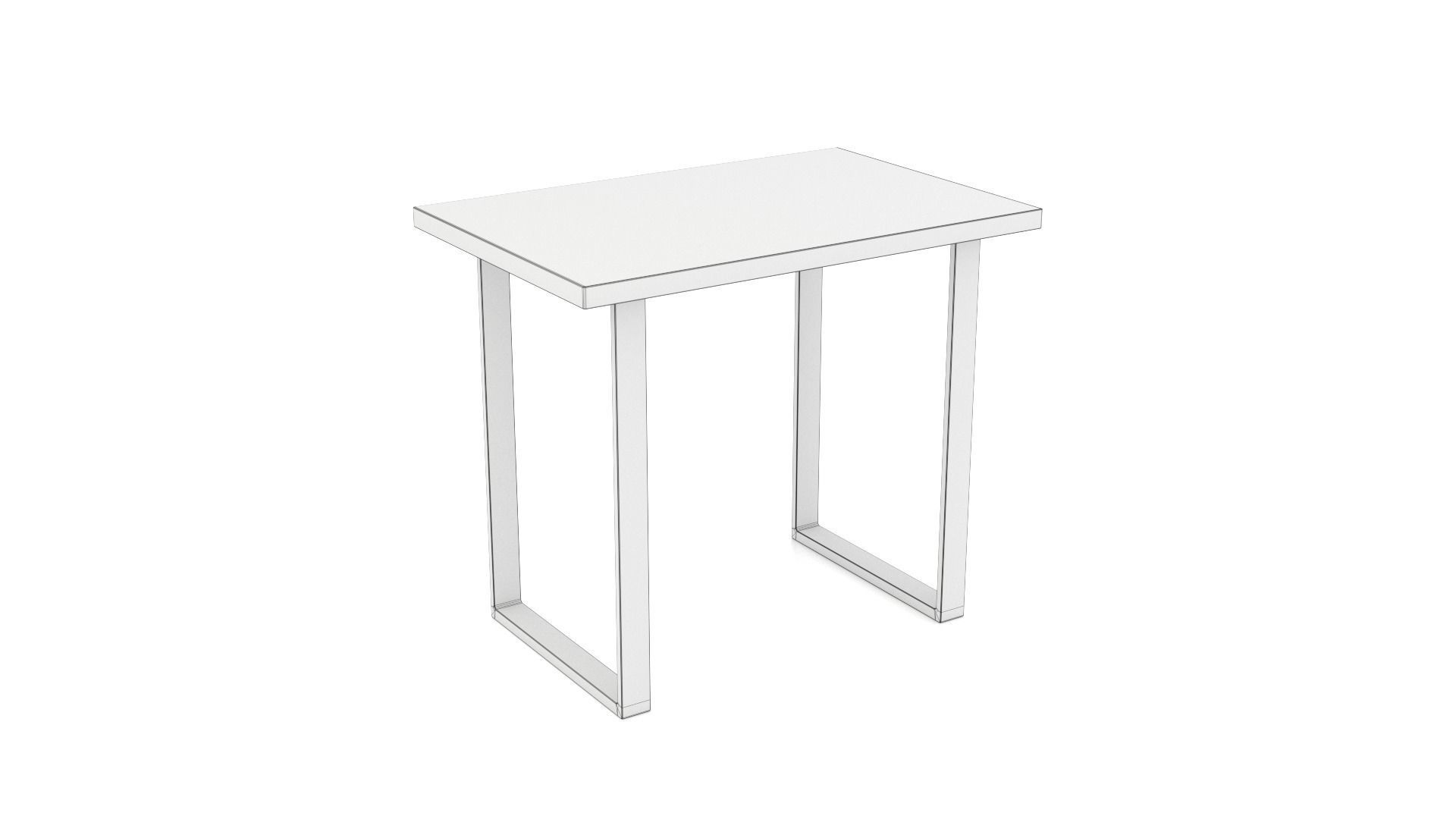 Mango Wood Furniture Set 3D Model Collection_28