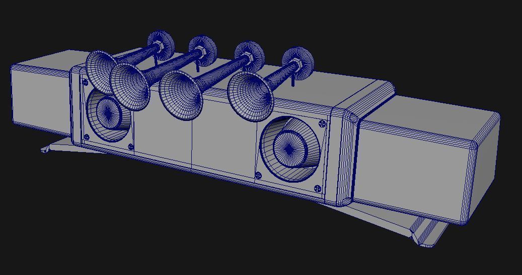HaenschDBS3000 LED Lightbar in all Sizes Low-poly 3D model_4