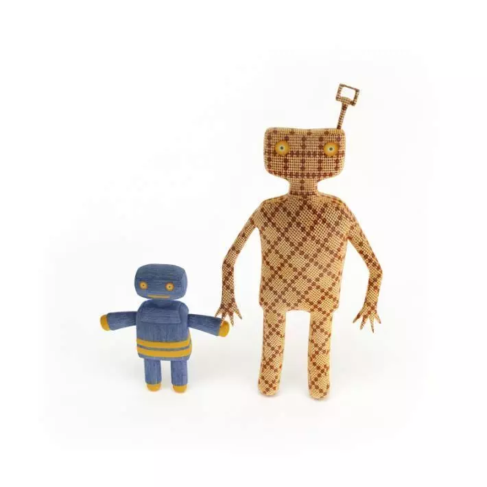 Two Toy Characters 3D model_0