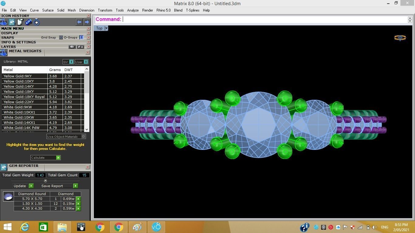 3D bracelets - jewelry 3d 3D print model_8