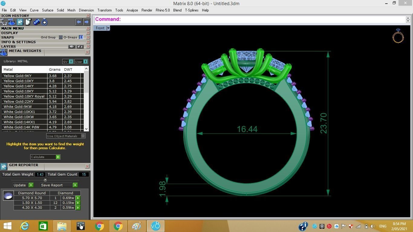 3D bracelets - jewelry 3d 3D print model_11