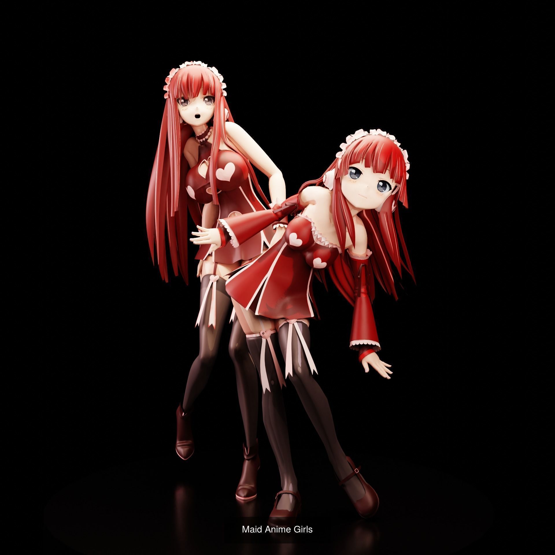 Anime Girls 3D Model Collection_2