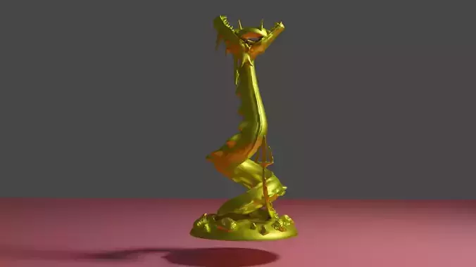 Dragon Candlestick - Candle Holder