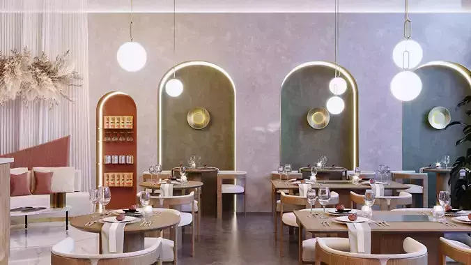 Restaurant Design  3D model