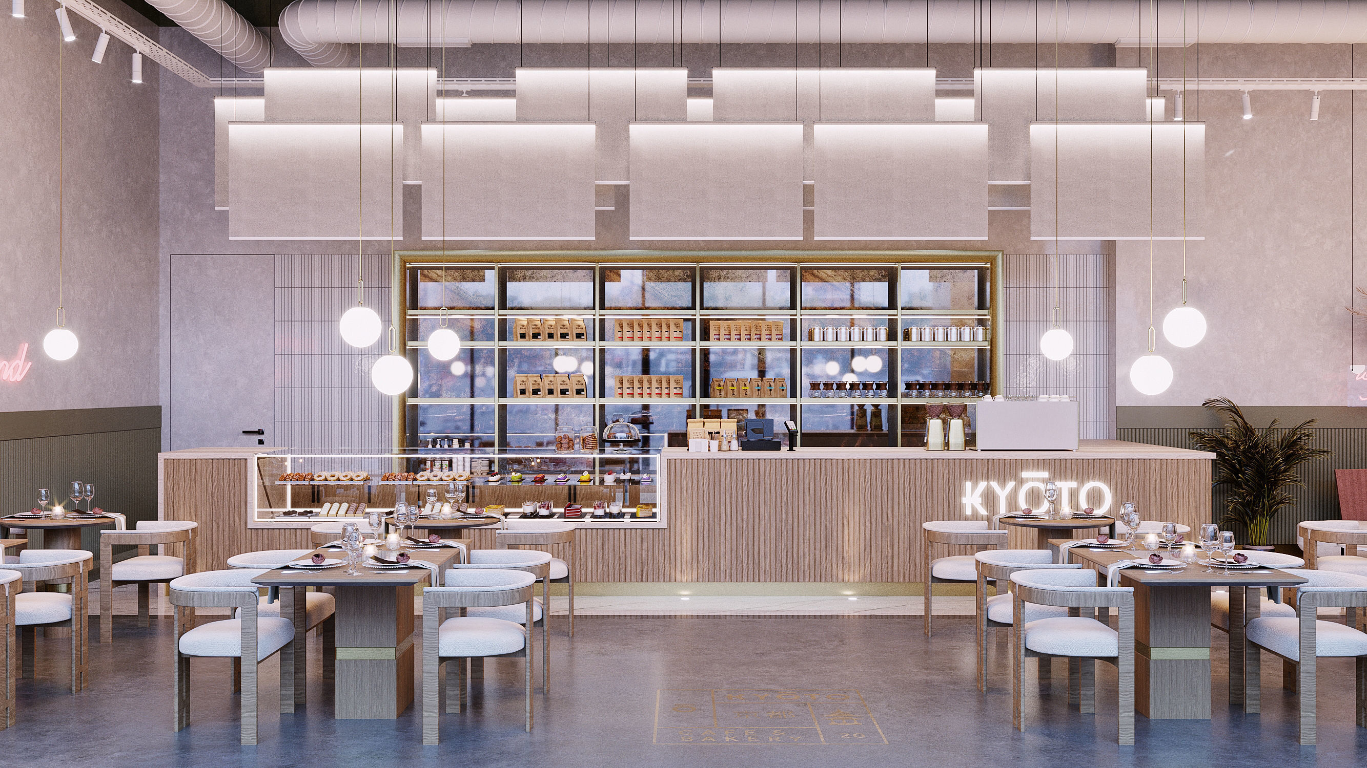 Restaurant Design  3D model_1