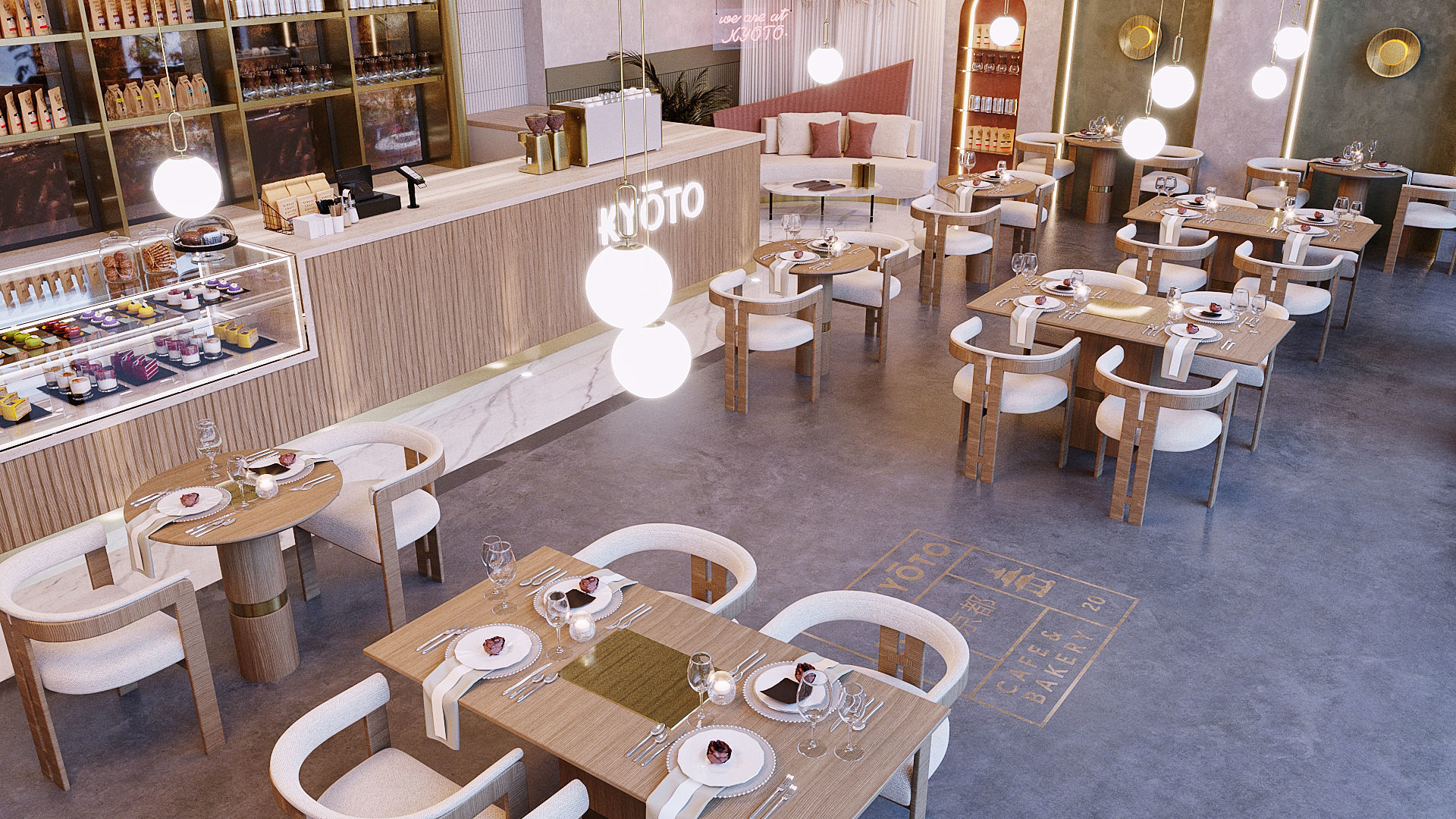 Restaurant Design  3D model_8