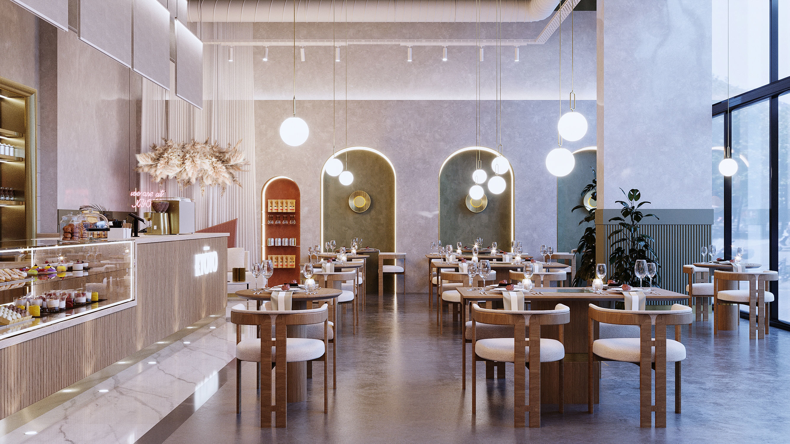 Restaurant Design  3D model_3