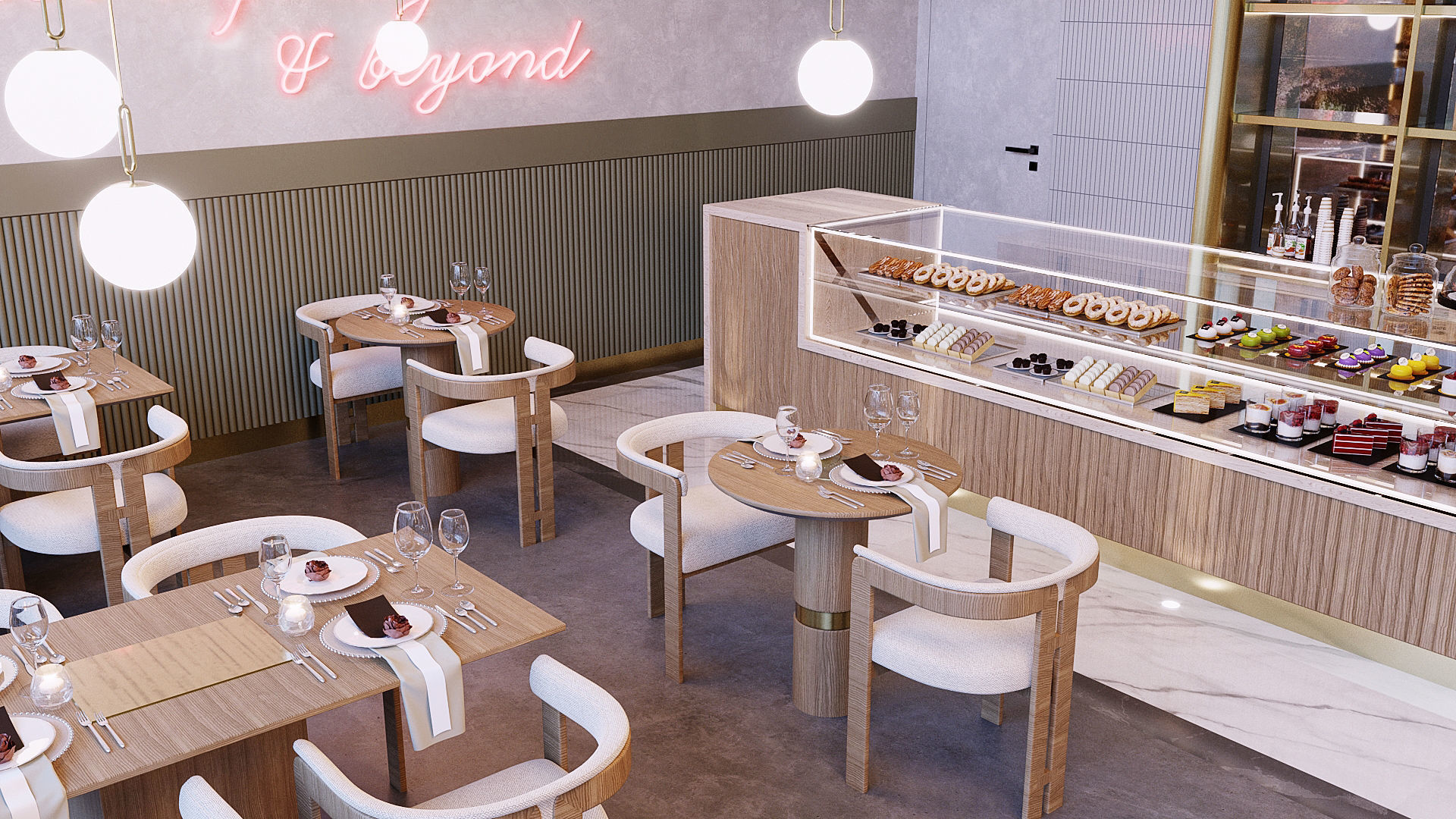 Restaurant Design  3D model_9