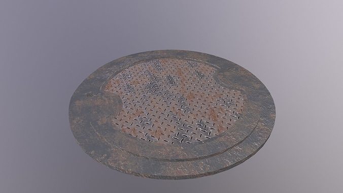 manholecover2 manhole cover 3D model