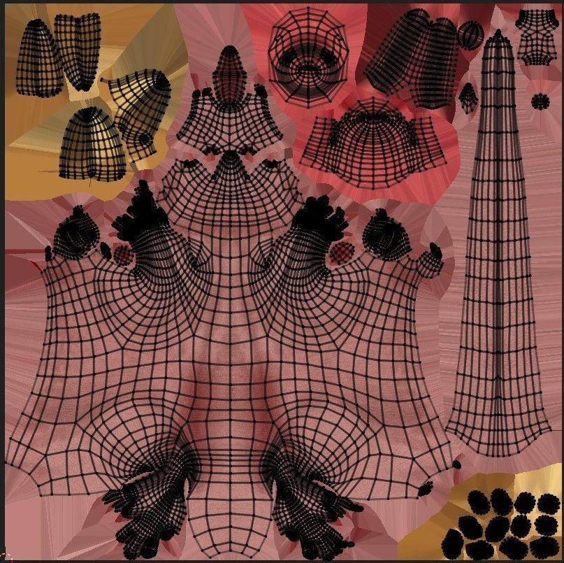 Rat model Low-poly 3D model_11