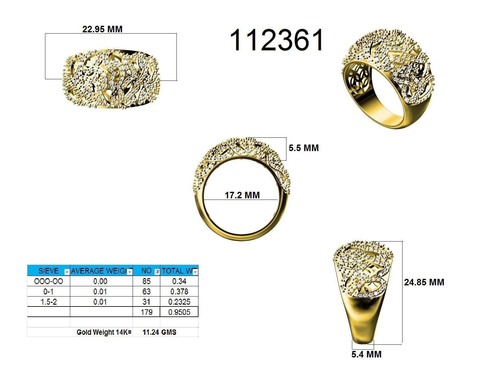 Ring - 112361 3D print model_12