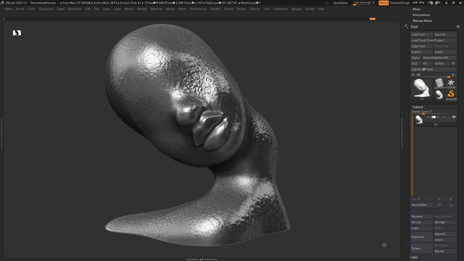 Modern Abstract Decorative sculpture 3d print model 27 3D print model