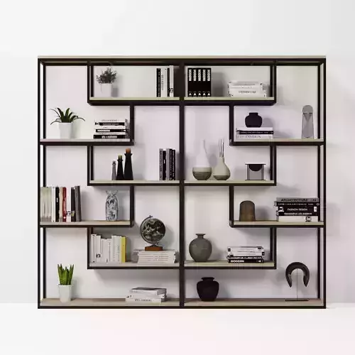 rack with decorative elements