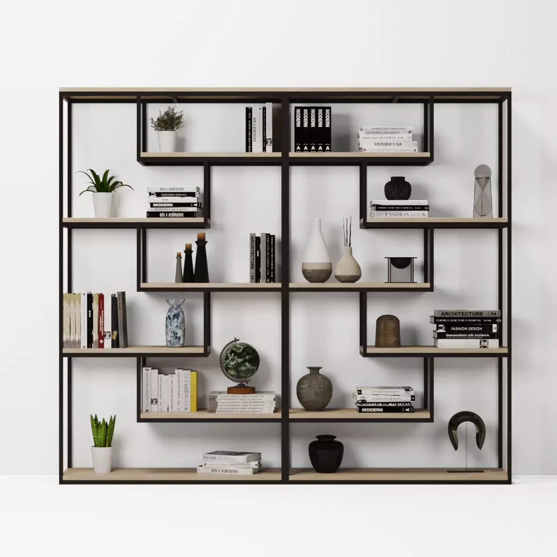 rack with decorative elements 3D model_0