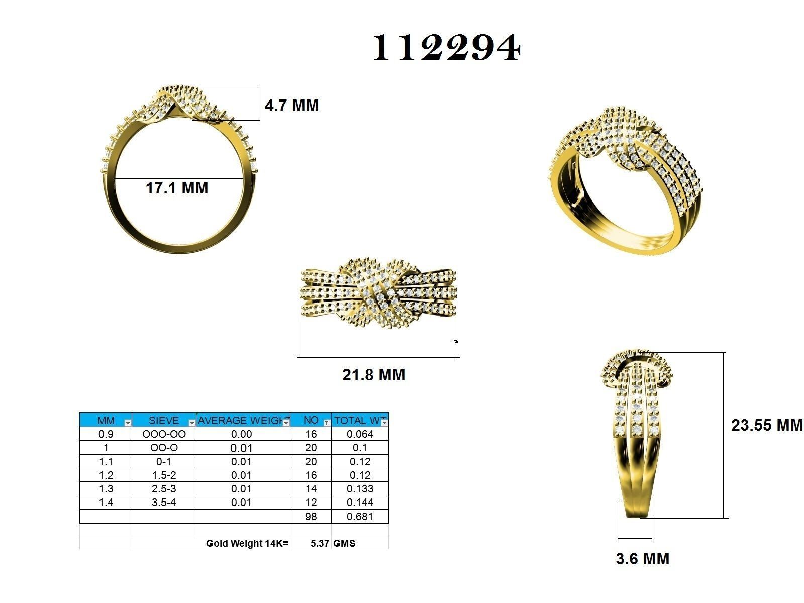 Ring - 112294 3D print model_12