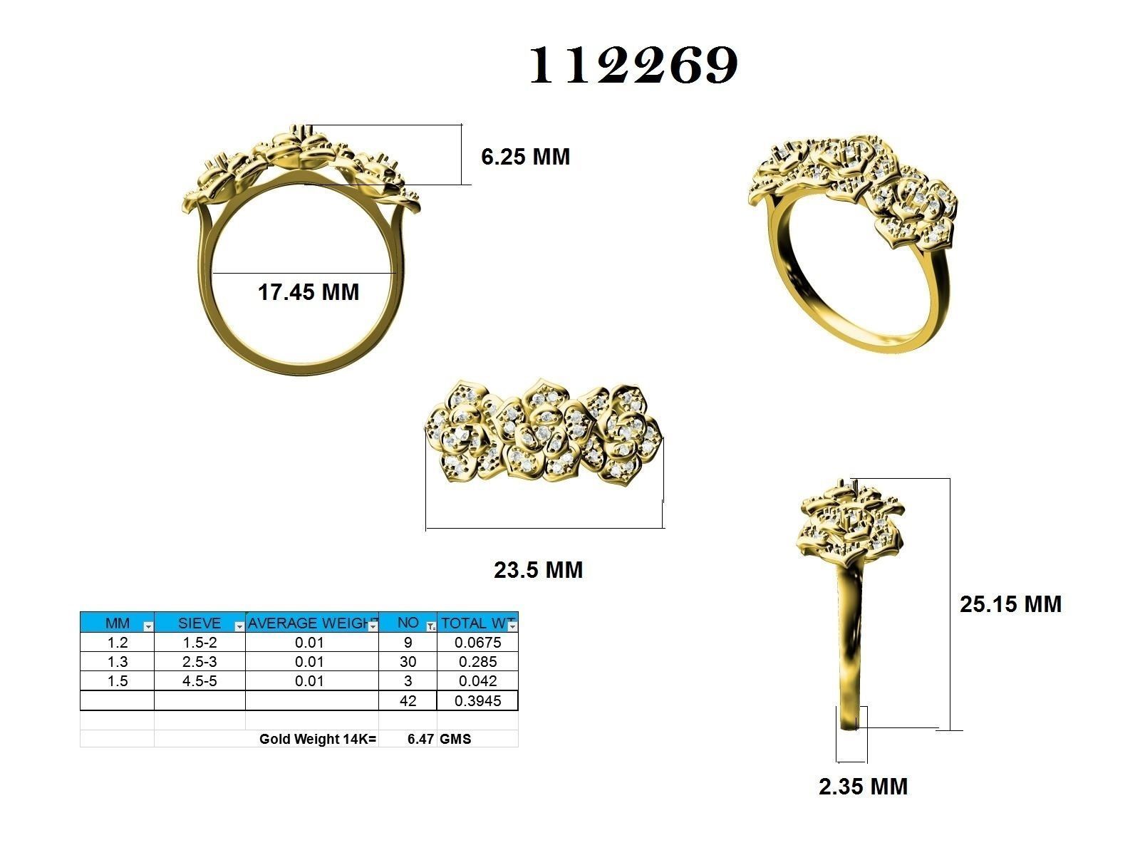 Ring - 112269 3D print model_12