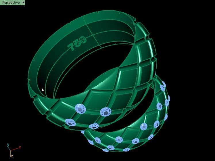 ring set 11 collection1 3D print model_19