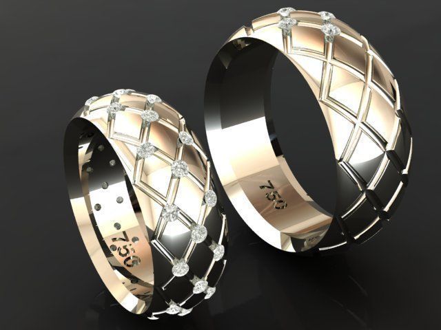 ring set 11 collection1 3D print model_2