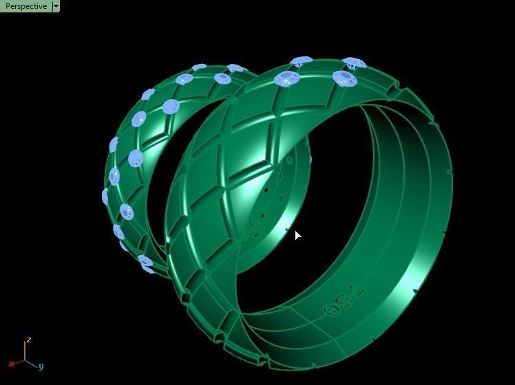 ring set 11 collection1 3D print model_12