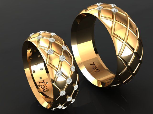 ring set 11 collection1 3D print model_27