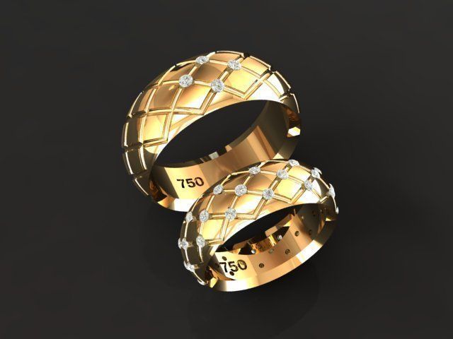 ring set 11 collection1 3D print model_1