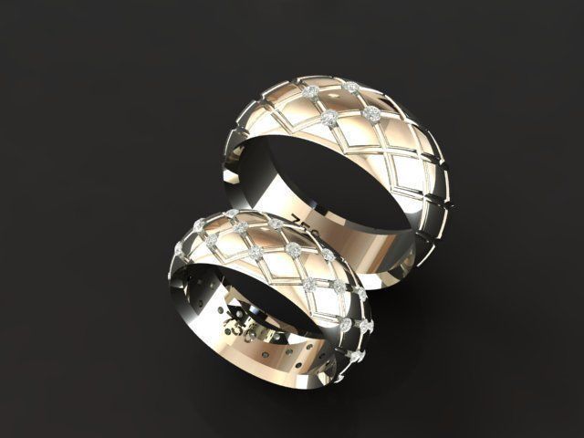 ring set 11 collection1 3D print model_3
