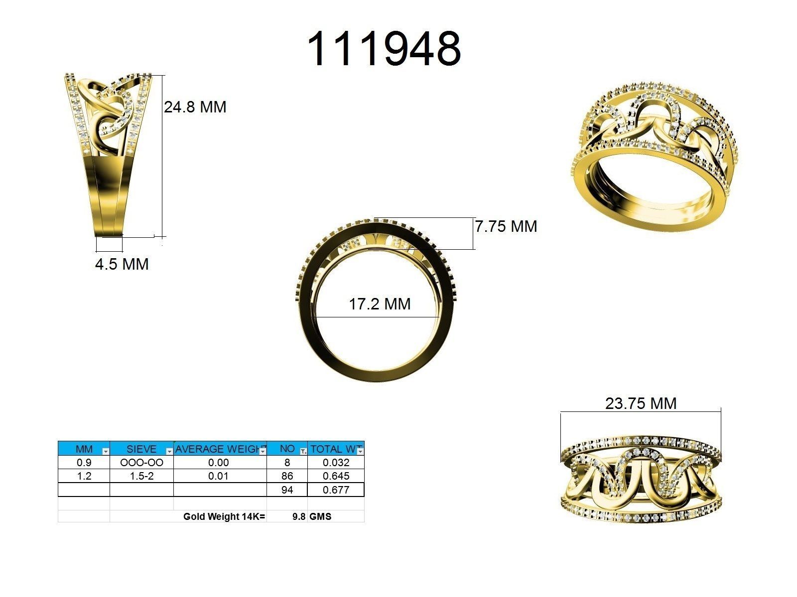 Ring - 111948 3D print model_12