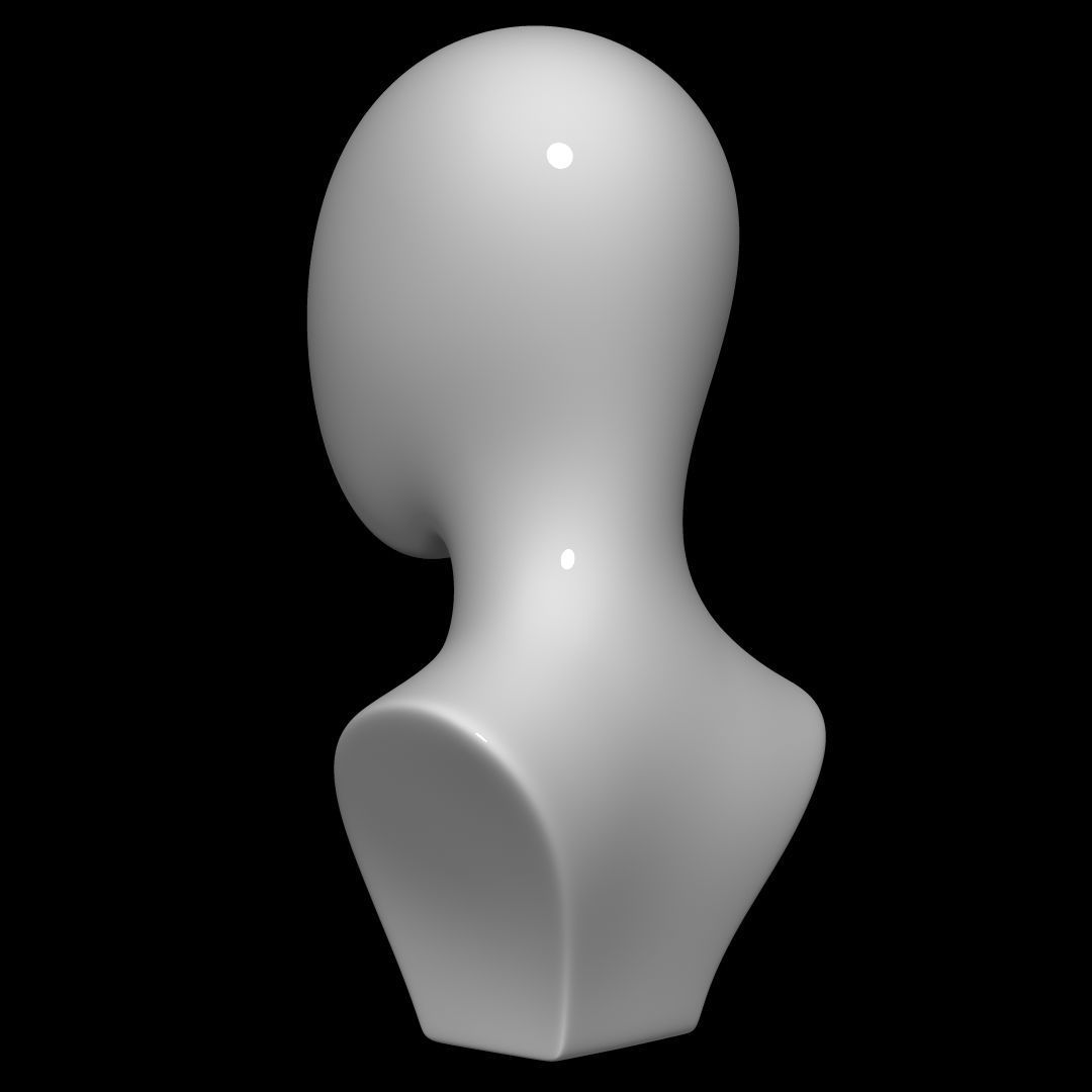 Mannequin Head 3D model_5