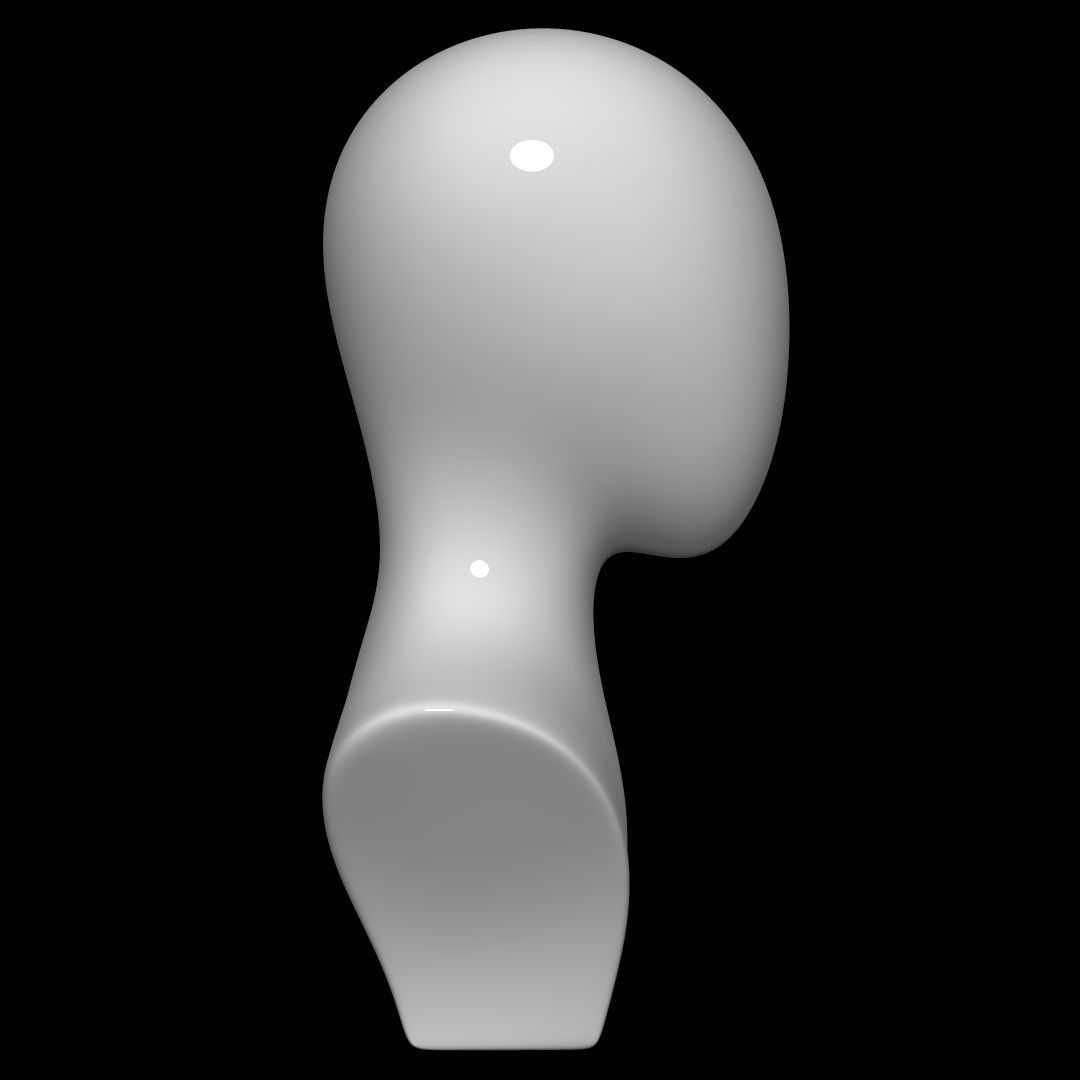 Mannequin Head 3D model_2