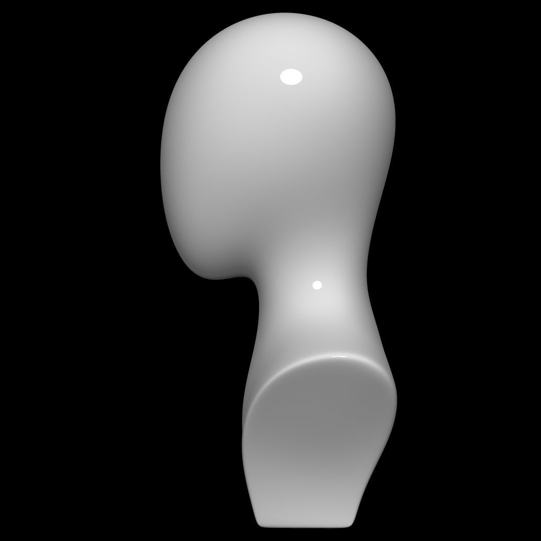 Mannequin Head 3D model_6