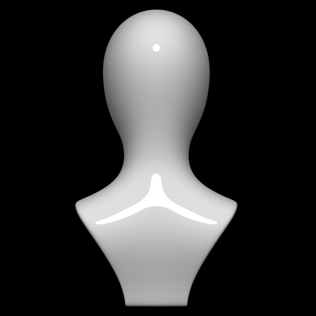 Mannequin Head 3D model_4