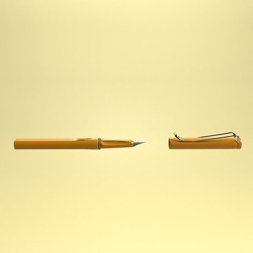 Lamy Fountain Pen  3D model