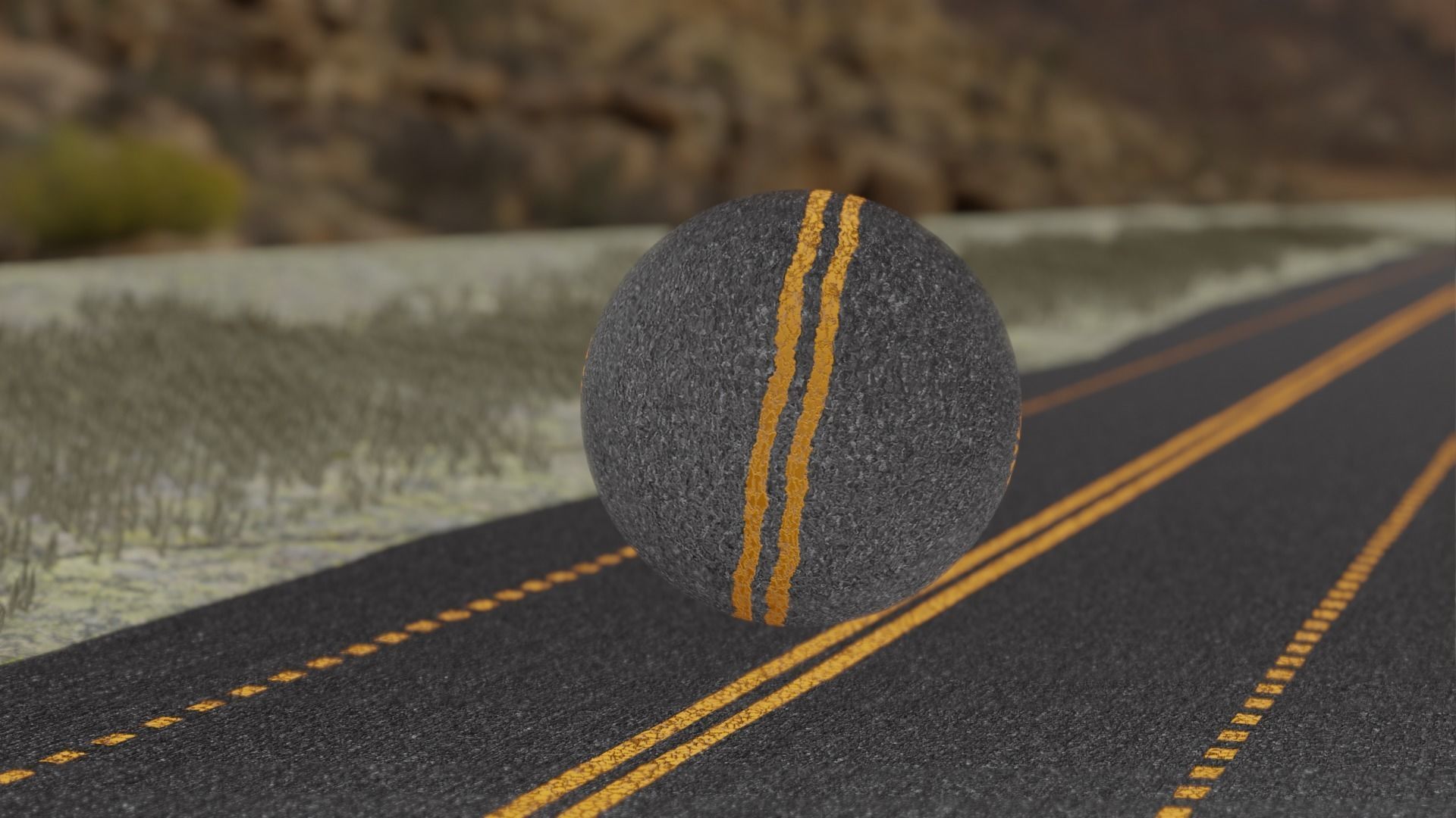 Full Procedural Street Material for Blender Texture_3