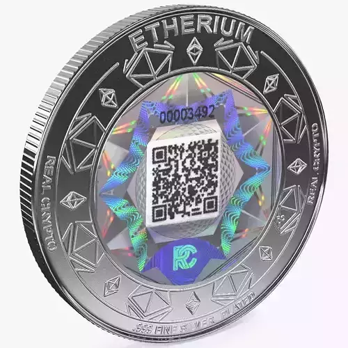 Ethereum ETH Coin Silver