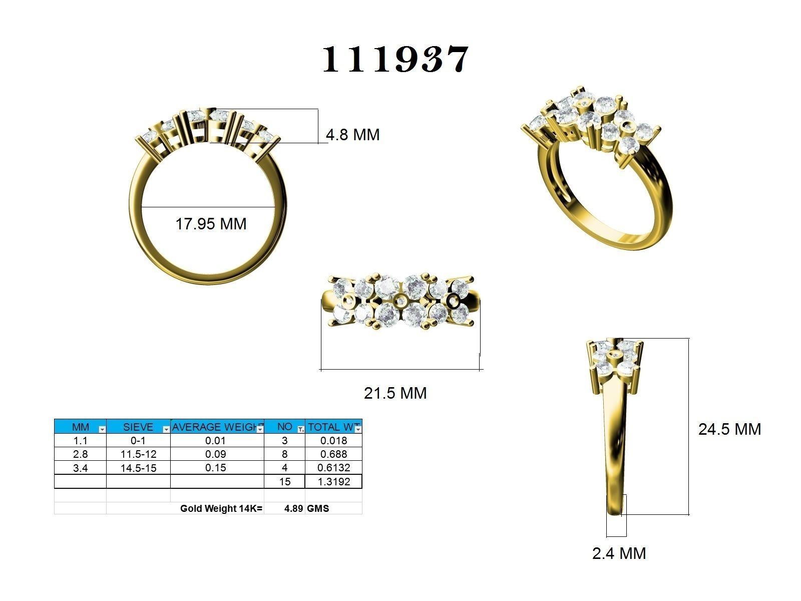 Ring - 111937 3D print model_12