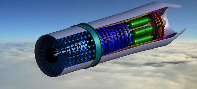 Jet engine  3D print model