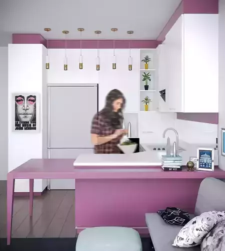 Best Kitchen Model - Pro Model and Detailed Interior Design